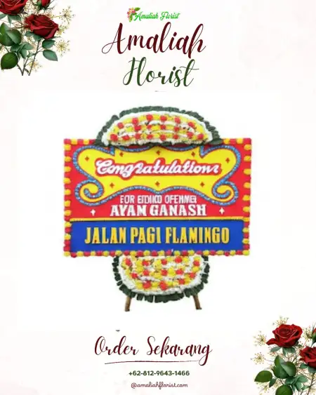 Sewa Papan Bunga Air Batu