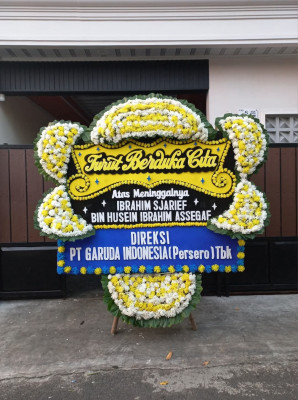 Papan Bunga Duka di Air Batu